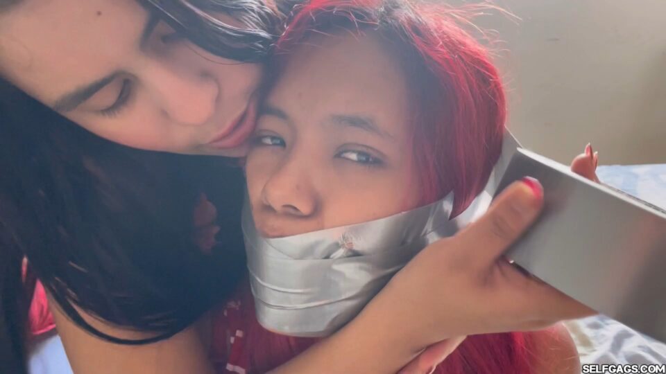 Hogtied Barefoot and Tape Gagged by Her Date’s Overprotective Step-Sister, Laika! — gallery-5