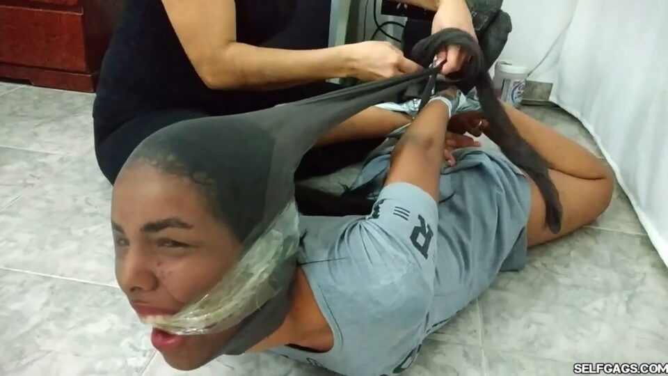 Hogtied, Gagged And Encased By The Criminal Pantyhose MILF (Episode 1 of 2) — gallery-6