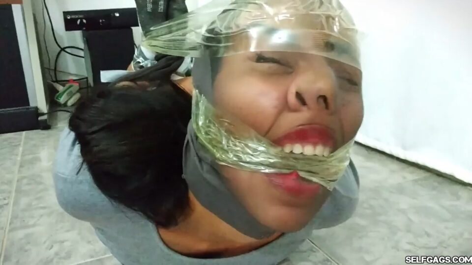 Hogtied, Gagged And Encased By The Criminal Pantyhose MILF (Episode 1 of 2) — gallery-7
