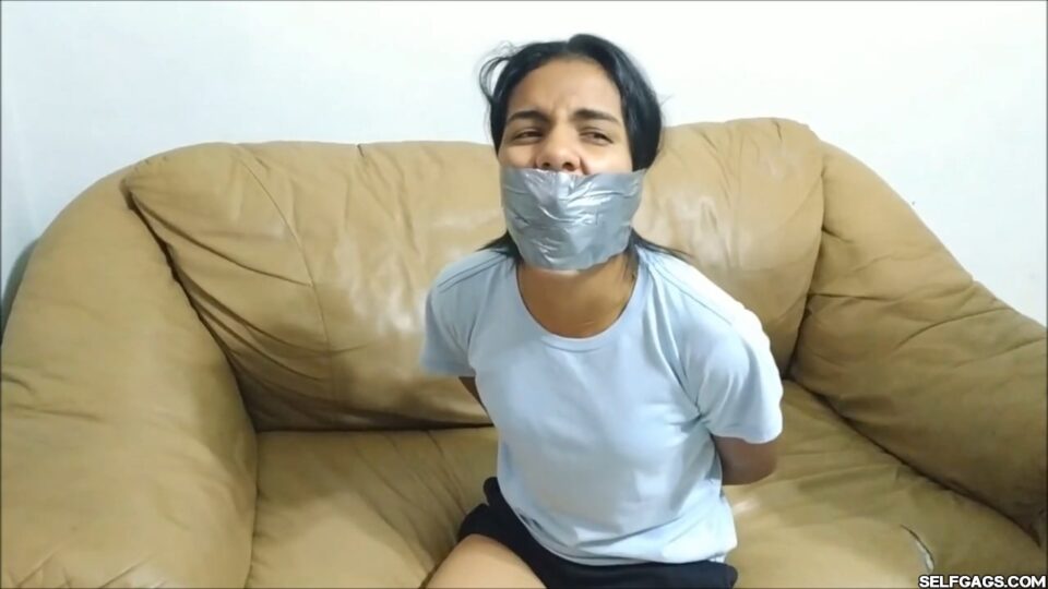 Hot Teenage Girl: Helplessly Duct Taped, Pantyhooded And Carried Away Bound And Gagged By A MILF — gallery-3