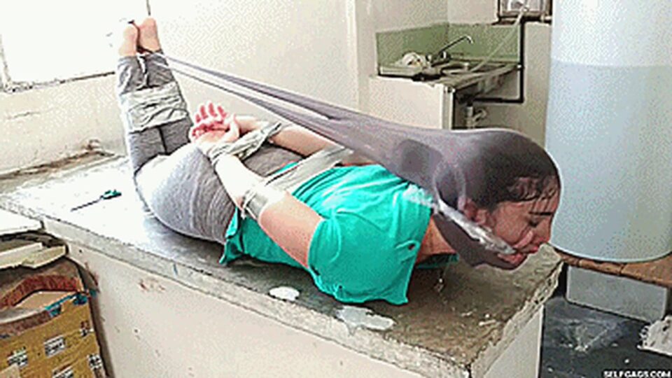 Humiliatingly Pantyhose Hogtied By Maria In The Attic! — gallery-6