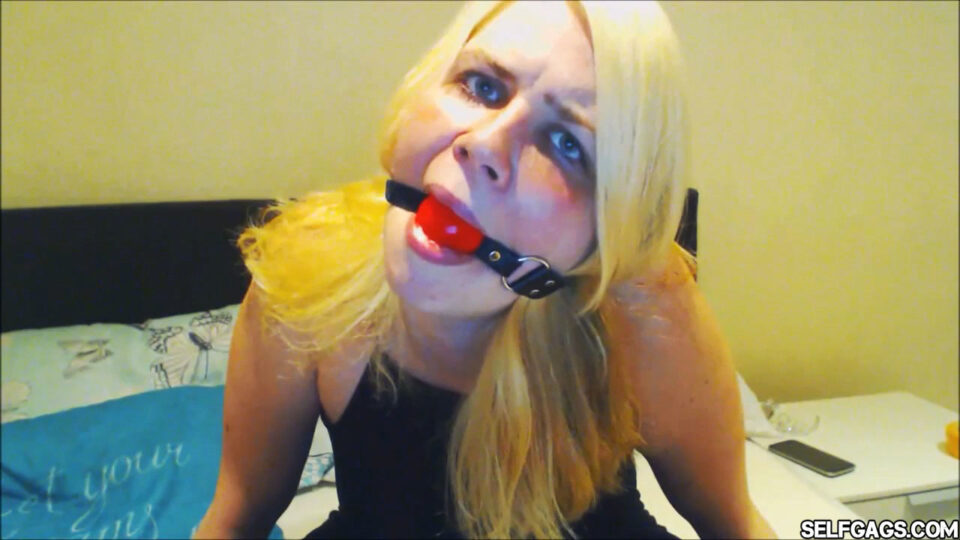 Hungover Party Girl: Ball Gagged & Tape Wrapped Under The Hood! *BLACKMAIL* — gallery-2