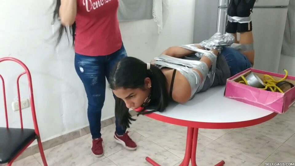Insane Hogtape Endurance Challenge For Maria Martinez — gallery-2