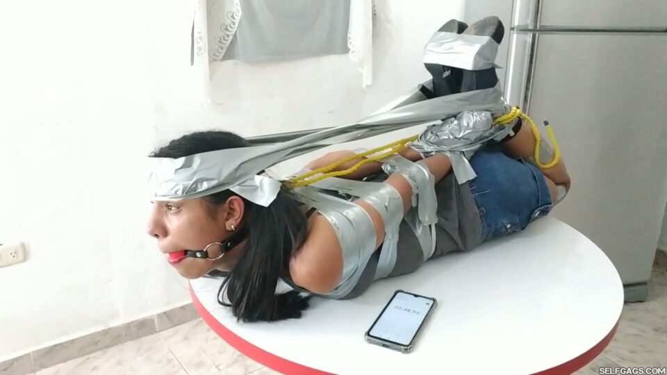 Insane Hogtape Endurance Challenge For Maria Martinez — gallery-4