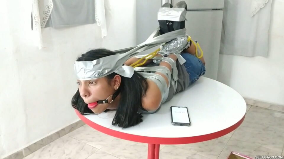 Insane Hogtape Endurance Challenge For Maria Martinez — gallery-5