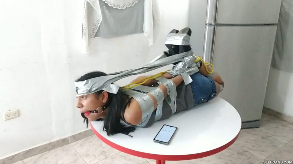 Insane Hogtape Endurance Challenge For Maria Martinez — gallery-7