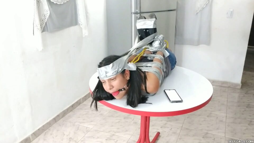 Insane Hogtape Endurance Challenge For Maria Martinez — gallery-8