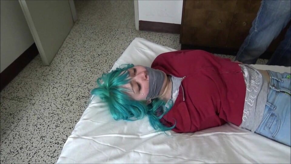 Italian College Girl: Tape Bound, Panty Gagged and Carried Over His Shoulder! — gallery-3