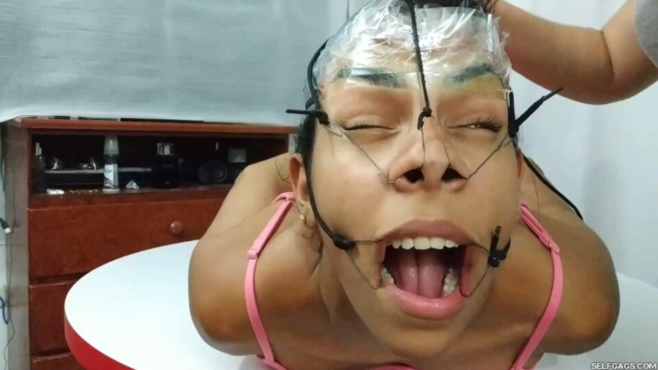 Katherine’s Sadistic Spit Session: Maria Hogtied, Distorted, and Drenched! — gallery-3