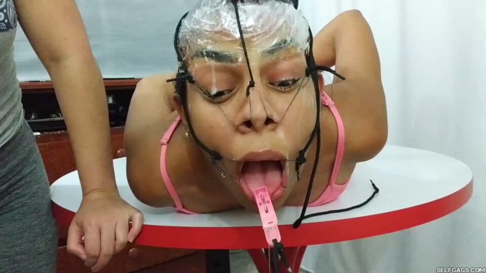 Katherine’s Sadistic Spit Session: Maria Hogtied, Distorted, and Drenched! — gallery-6