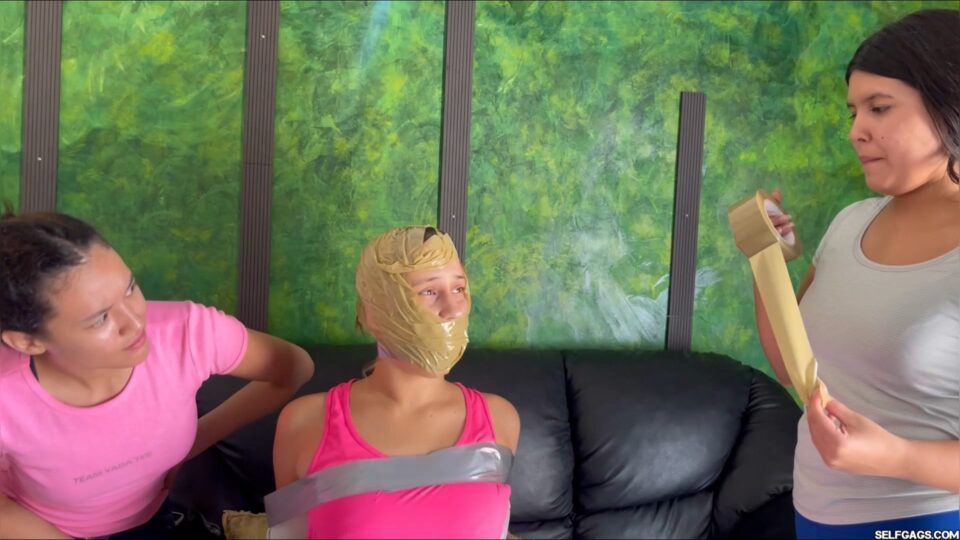 Khloe and Yurca’s Ultimate Bondage Gagging Challenge – Duct Tape, OTM & OTN Gags, and Restraint Play with Mary — gallery-3