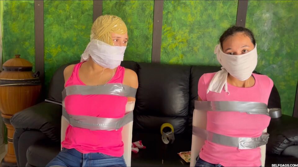 Khloe and Yurca’s Ultimate Bondage Gagging Challenge – Duct Tape, OTM & OTN Gags, and Restraint Play with Mary — gallery-7