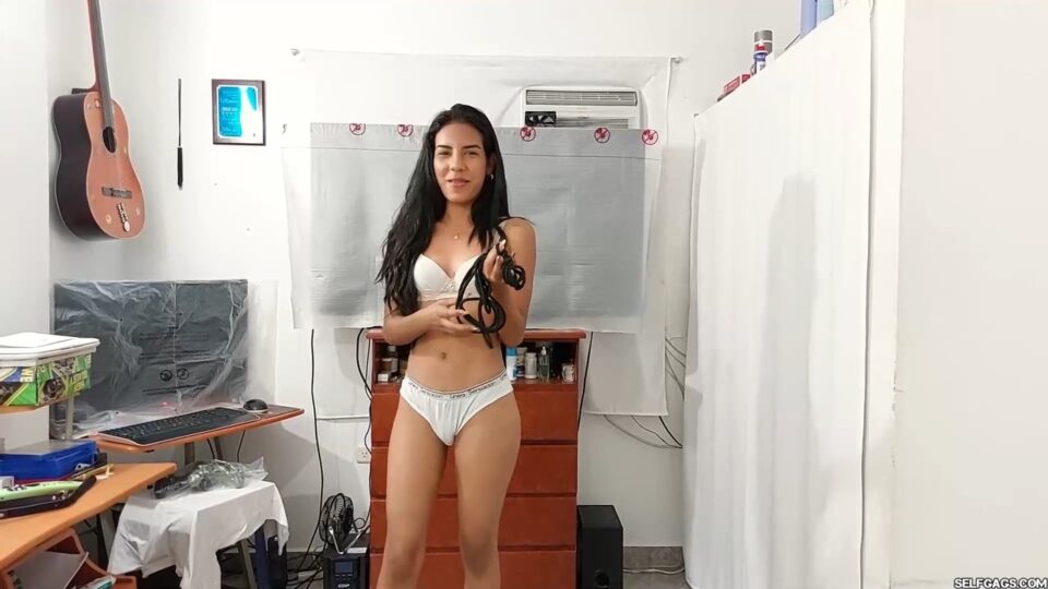 Kinky Girlfriend Needs Erotic Bedroom Bondage Foreplay — poster
