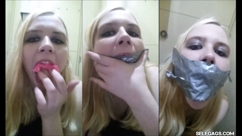 Kinky Night Out: Gagging Myself In 3 Public Club Toilets! — gallery-3
