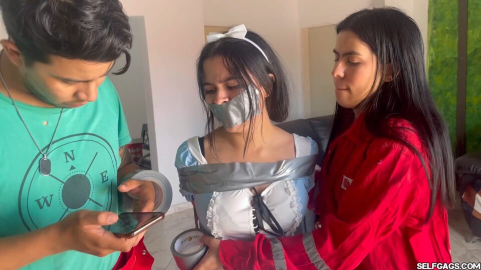 Latina Maid & Boss Tied and Gagged: Xandra’s Dirty Panty Plight! — gallery-2