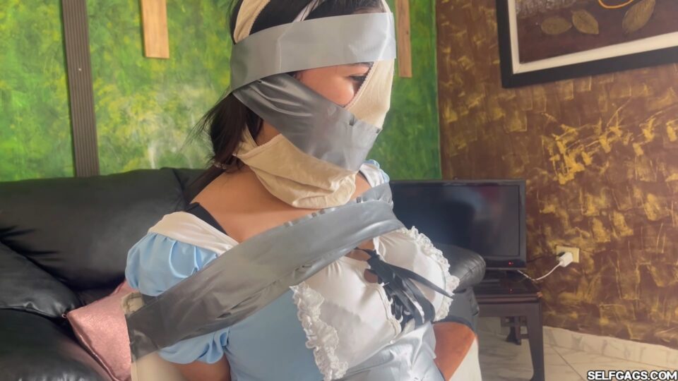 Latina Maid & Boss Tied and Gagged: Xandra’s Dirty Panty Plight! — gallery-4