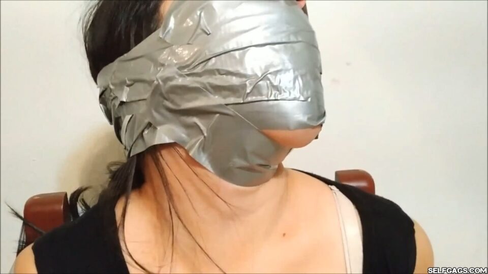 Latina MILF Step-Mommy Makes Bridged OTN Tape Gag For Sexy Step-Daughter! — gallery-8