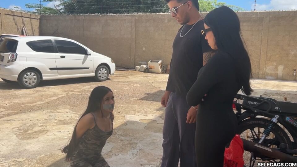 Latina Military Domination: Barby Gagged and Staked! — gallery-4
