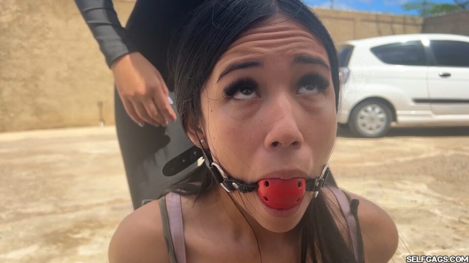Latina Military Domination: Barby Gagged and Staked! — gallery-5