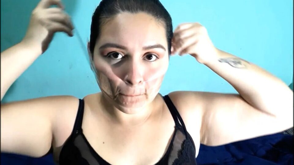 Latina Neighbor Girl: Gagged For The First Time And She Liked It! — gallery-6