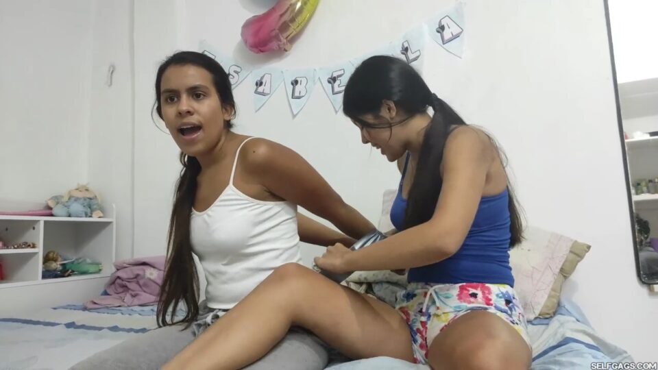 Licking Her Tied And Gagged Best Friend’s Sweaty Feet After A Long Outdoor Jog — gallery-3