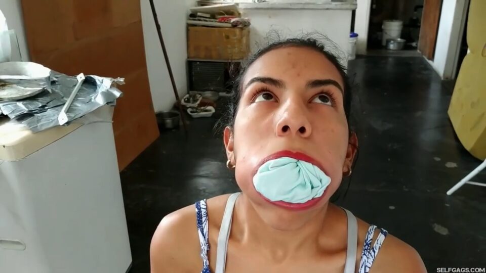 Little Latina Girl Maximally Stuff Gagged With HUMONGOUS XXL BBW Panties!!! — gallery-2