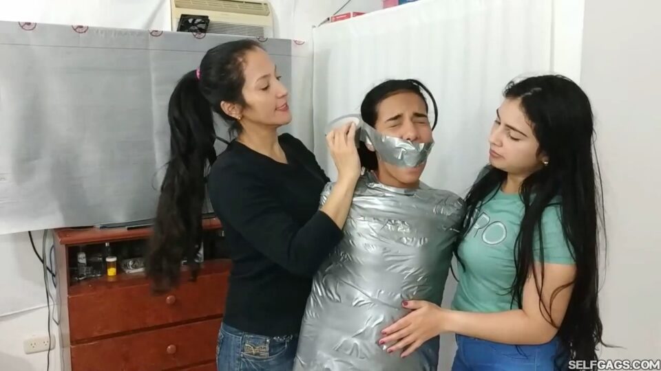 Maria Martinez Encased In Multilayered Mummification Bondage — gallery-4