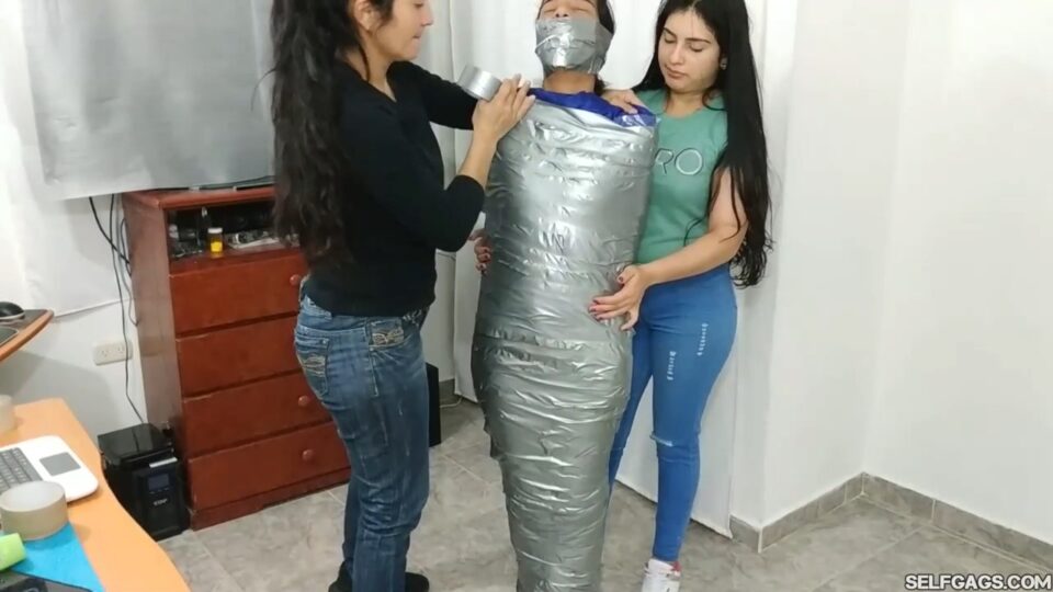 Maria Martinez Encased In Multilayered Mummification Bondage — gallery-6