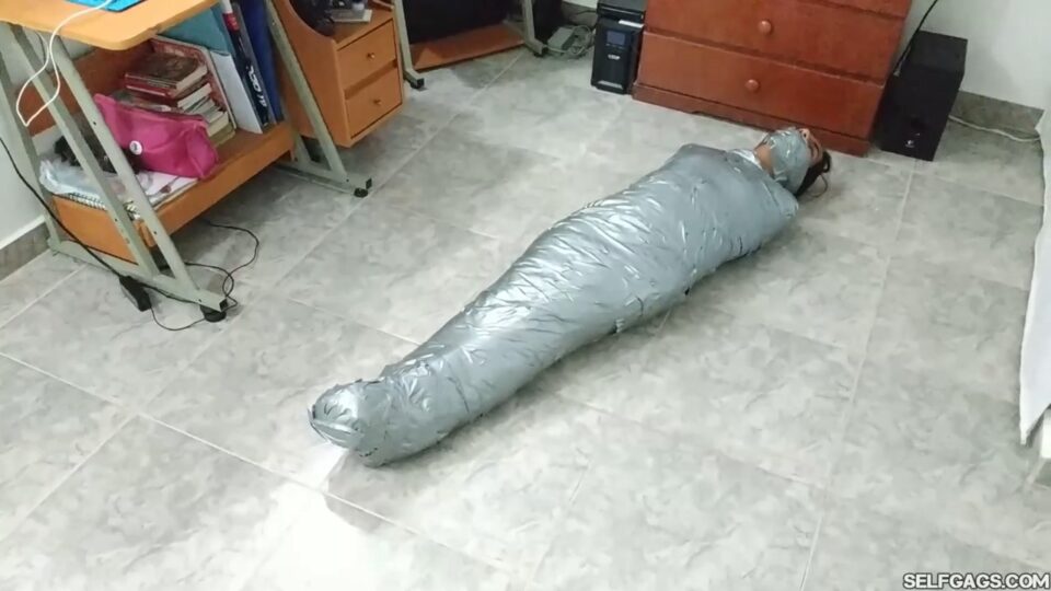 Maria Martinez Encased In Multilayered Mummification Bondage — gallery-8