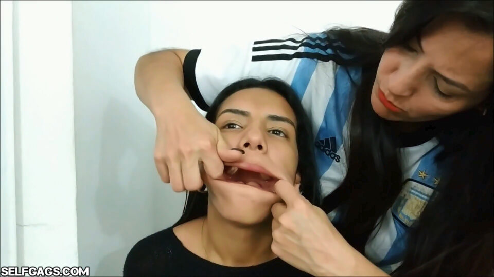 Marias Mega Maximized Mouth Sock Stifled To The EXTREME — gallery-1