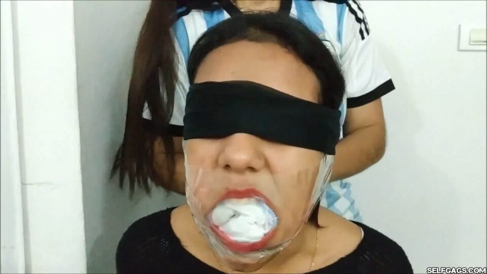 Marias Mega Maximized Mouth Sock Stifled To The EXTREME — gallery-8