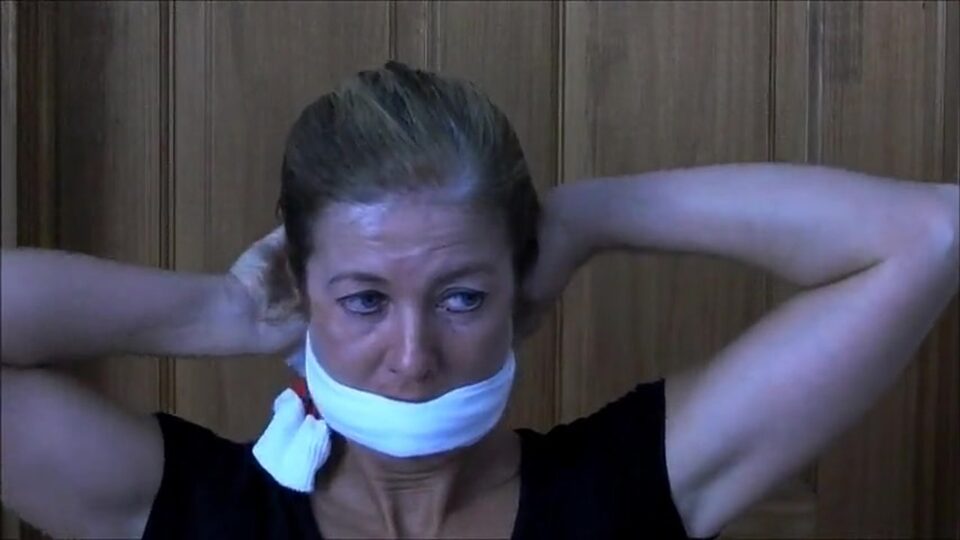 MILF Jogger Gagged With Her Own Sweaty Panties — gallery-8