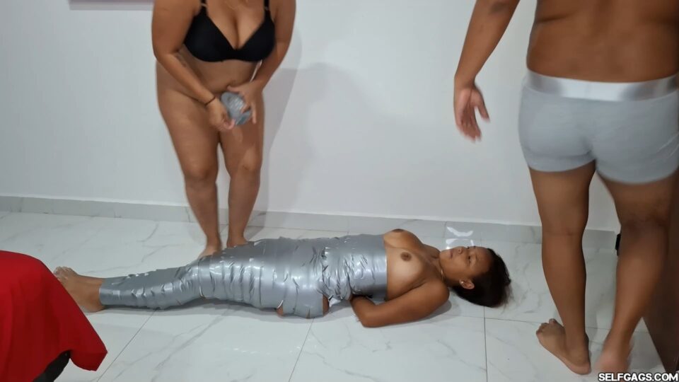 Mummified Muse Wrapped Tight for Claudia’s Fuck Show — gallery-1