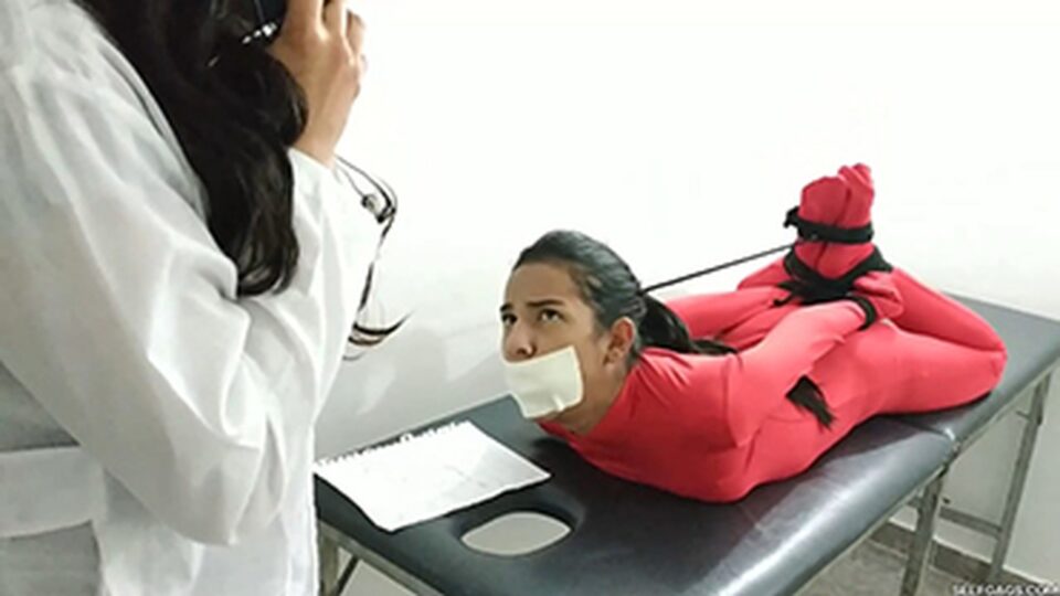 My Psychiatrist Left Me Strictly Hogtied And Gagged In Her Clinic!!! — poster