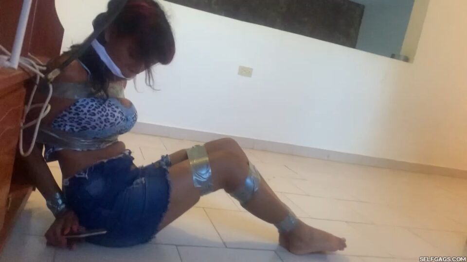 My Suspicious Wife Tied And Gagged The Slutty Young Babysitter I Was Going To Fuck! — gallery-4