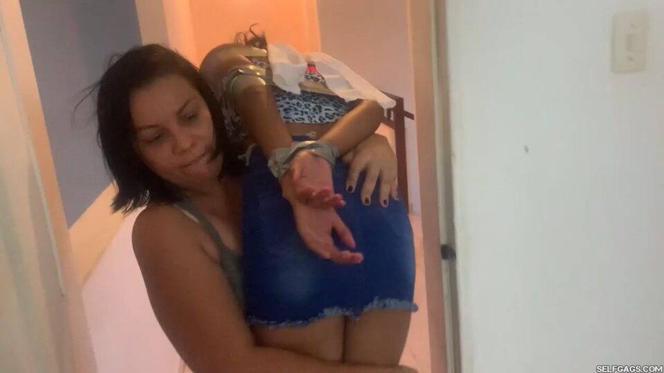 My Suspicious Wife Tied And Gagged The Slutty Young Babysitter I Was Going To Fuck! — gallery-5