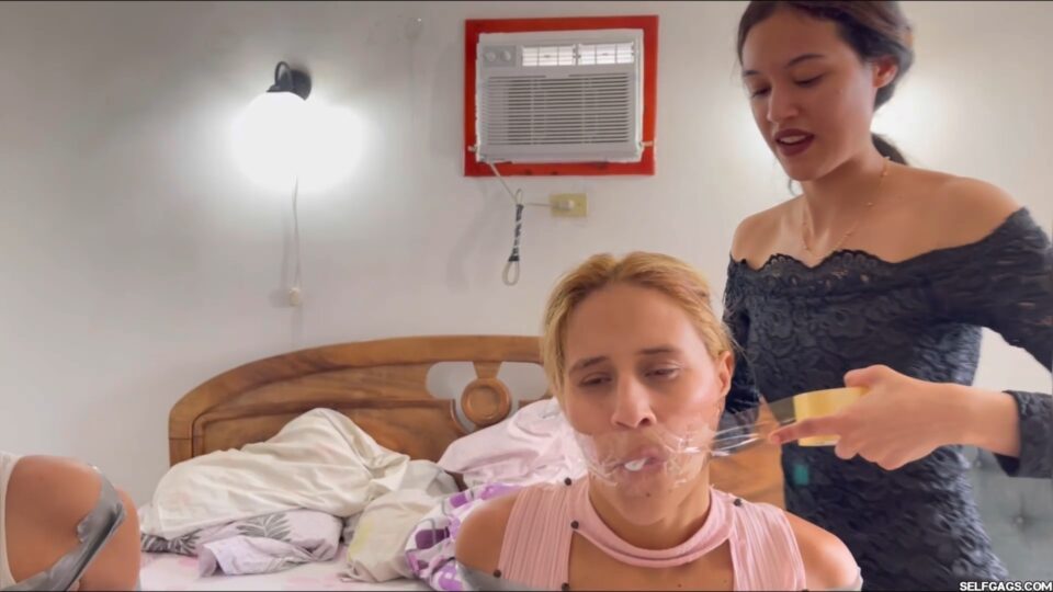 Open Minded Ladies Accepts a Bondage Experience by the Tape Expert — gallery-5