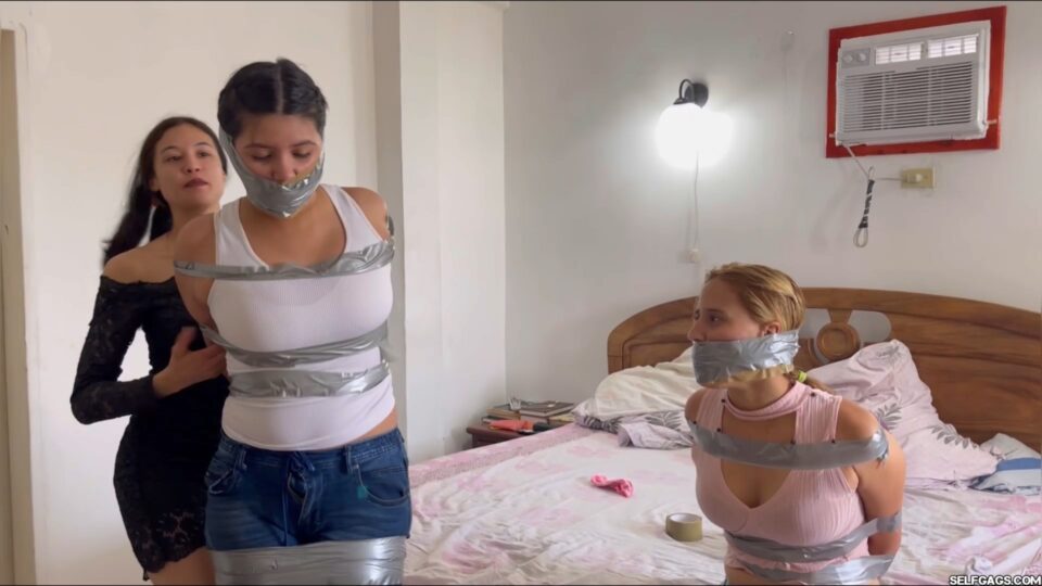 Open Minded Ladies Accepts a Bondage Experience by the Tape Expert — gallery-8