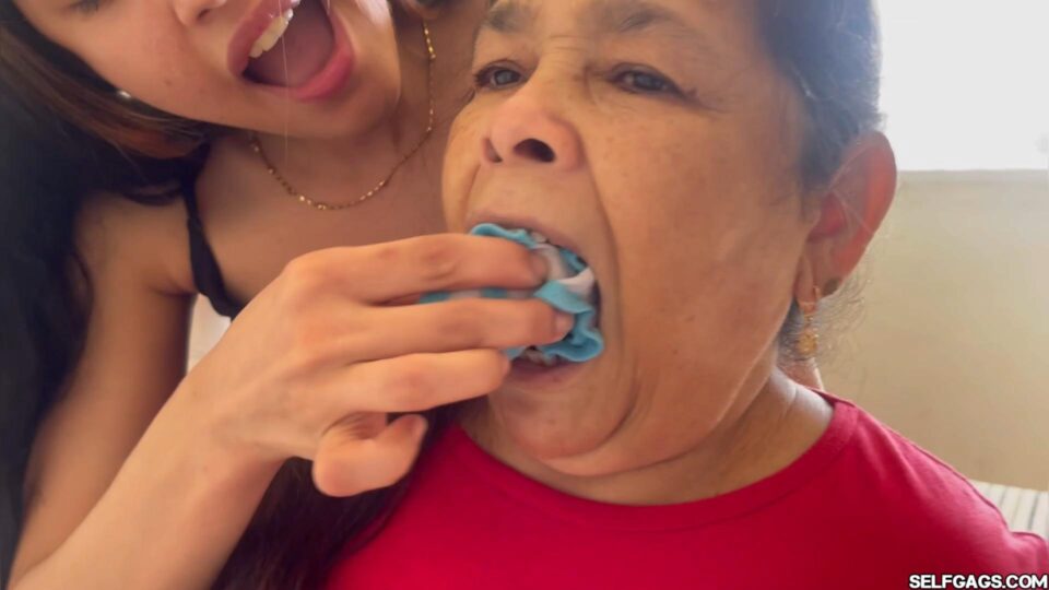 Panty-Gagged and Hogtied: Yurca Dominates Her Defiant Granny — gallery-3