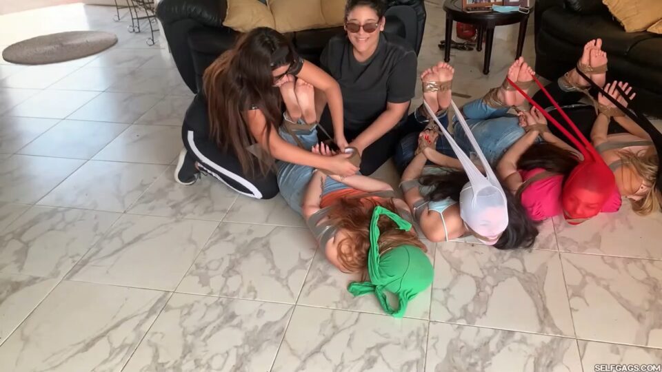 Pantyhosed Piggy Girl Horror: 8 Captured Mall Girls — gallery-3