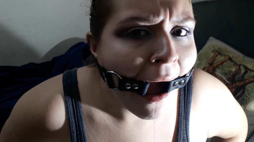 Ring Gagged Panty Mouth Stuffing — gallery-2