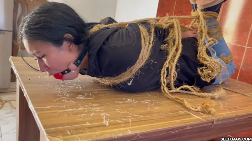 Rope Rigged and Heavily Restrained by Rough Rogues (Episode 2 of 2) — gallery-8