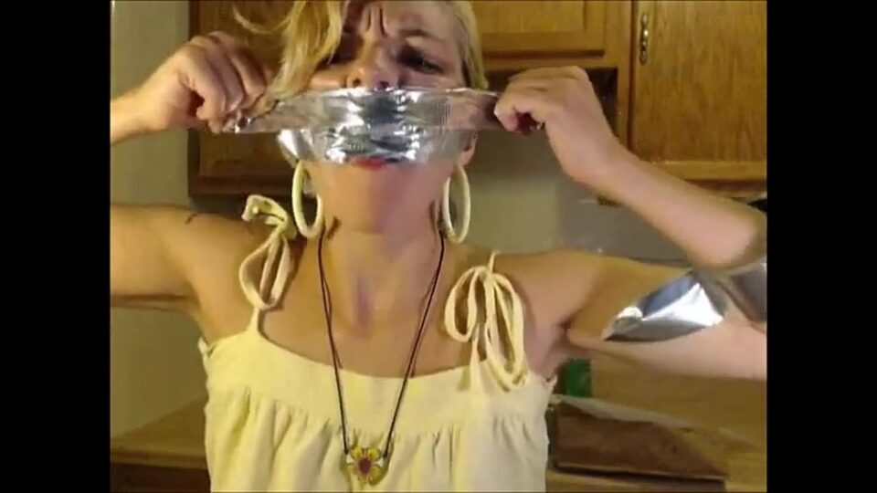Rosalyn Receives Her Worn Panty Delivery (Episode 1 of 2) – Huge Tape Gag — gallery-2