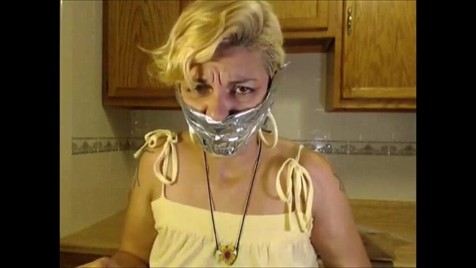Rosalyn Receives Her Worn Panty Delivery (Episode 1 of 2) – Huge Tape Gag — gallery-4