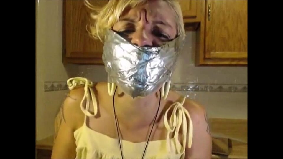 Rosalyn Receives Her Worn Panty Delivery (Episode 1 of 2) – Huge Tape Gag — gallery-7