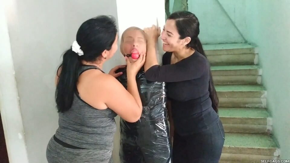 Sadistic Mummification Bondage For Tag-Teamed Latina Captive — gallery-4