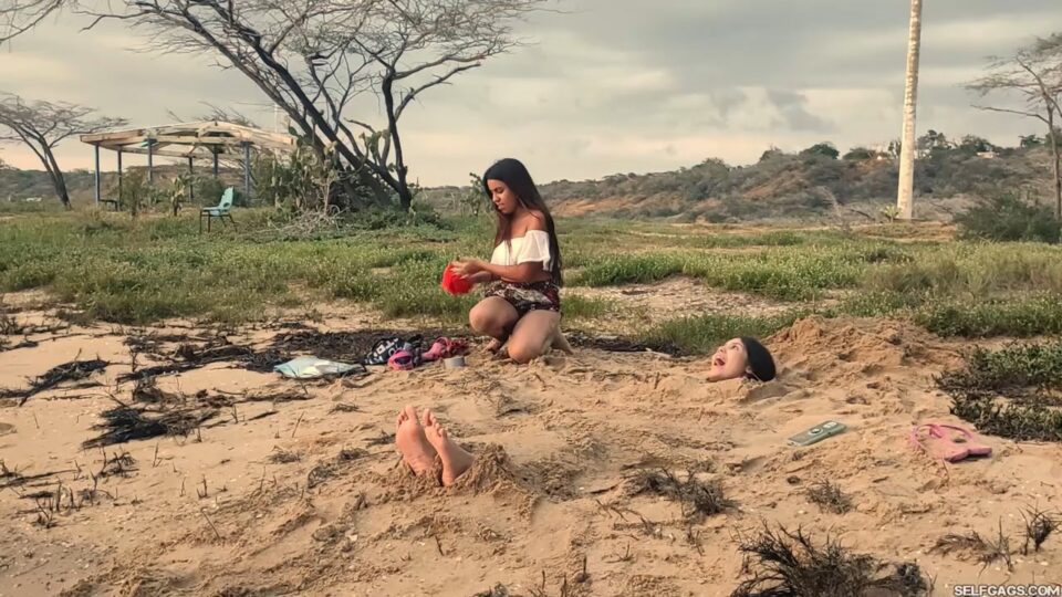 Sand Buried For Foot Tickling! — gallery-1