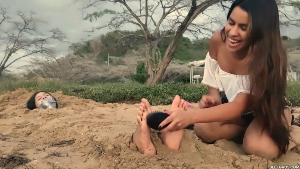 Sand Buried For Foot Tickling! — gallery-7