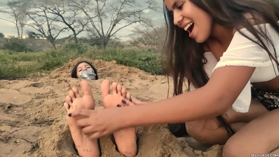 Sand Buried For Foot Tickling! — poster