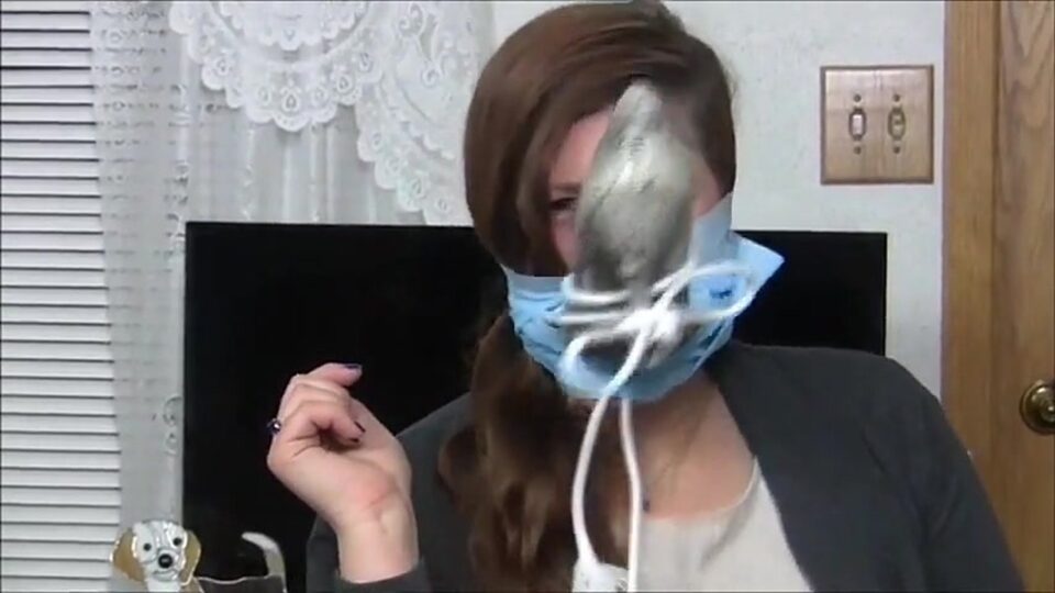 Self Gagged Amateur Girl Next Door — gallery-8